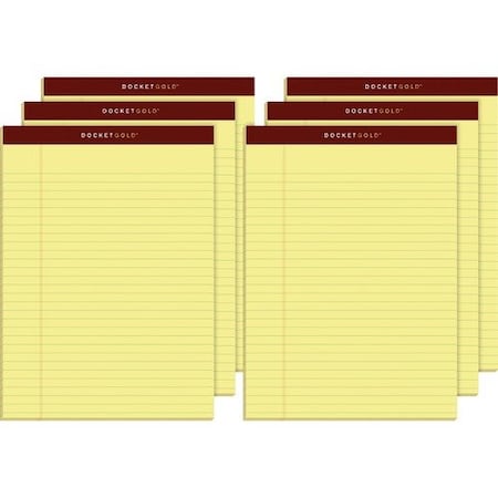 Tops Business Forms NOTEPAD, LEGAL RULED, 8-1/2X11-1/4in, 6PK TOP63956